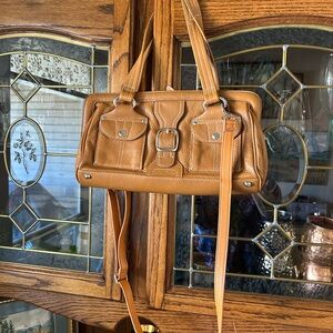 Stylish Tan Leather Handbag